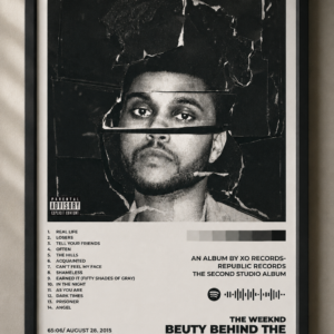 Beauty Behind The Madness — The Weeknd — edición SQER enmarcada