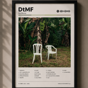 DtMF — Bad Bunny — edición SQER enmarcada