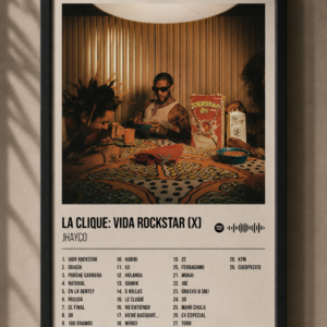 La Clique: Vida Rockstar (X) — edición SQER enmarcada