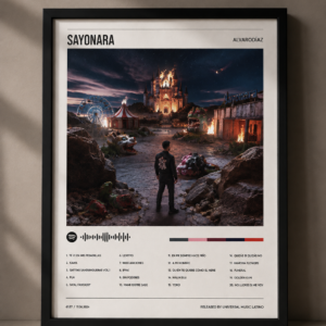 SAYONARA — Álvaro Díaz — edición SQER enmarcada