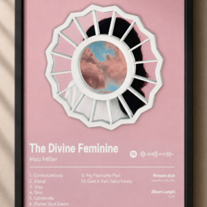 The Divine Feminine — Mac Miller — edición SQER enmarcada
